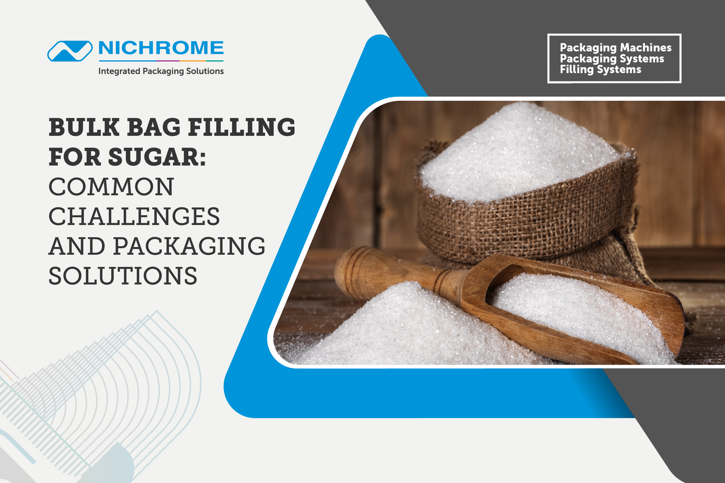 Sugar bag filling packaging machine