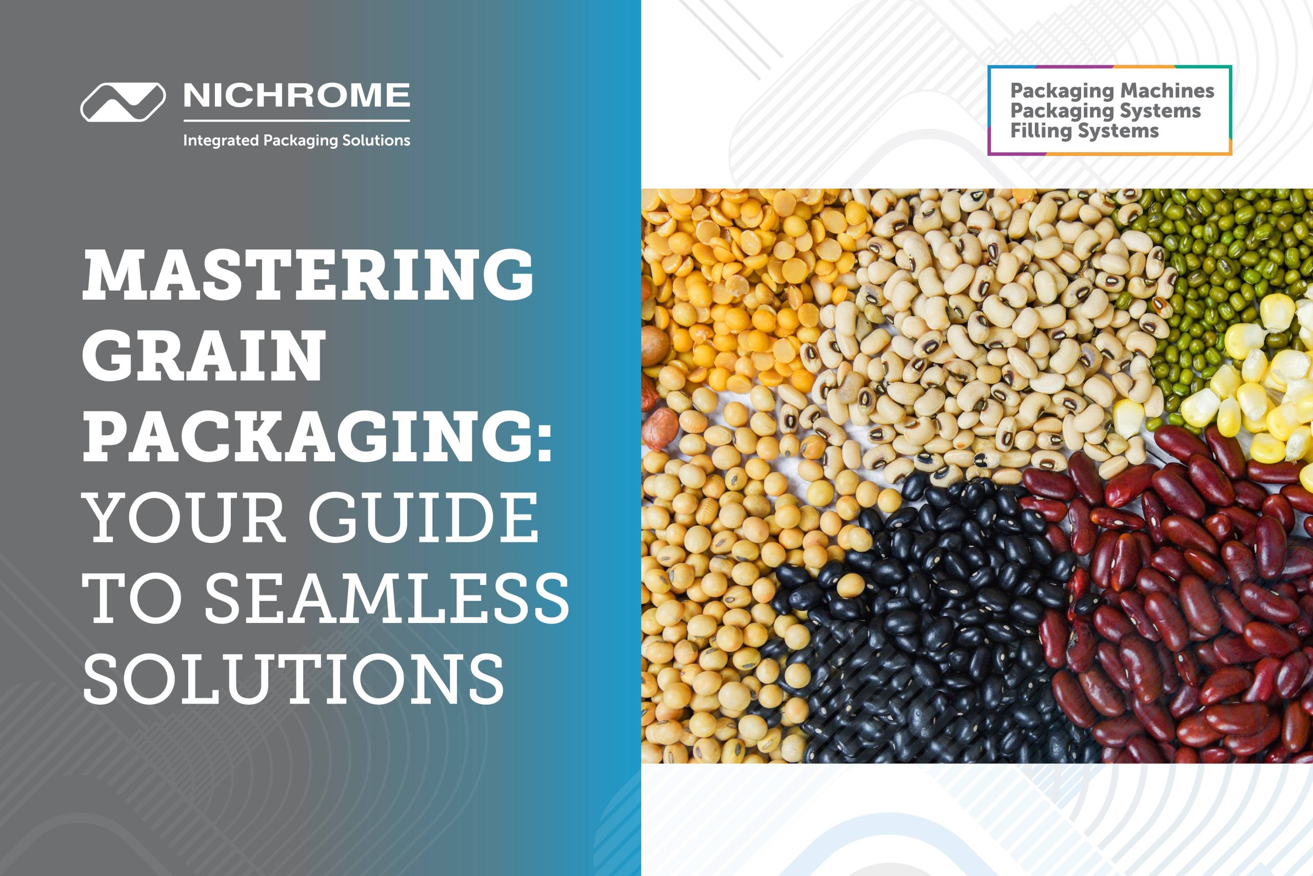 Grains and seeds packaging machine by Nichrome ensuring precision and efficiency