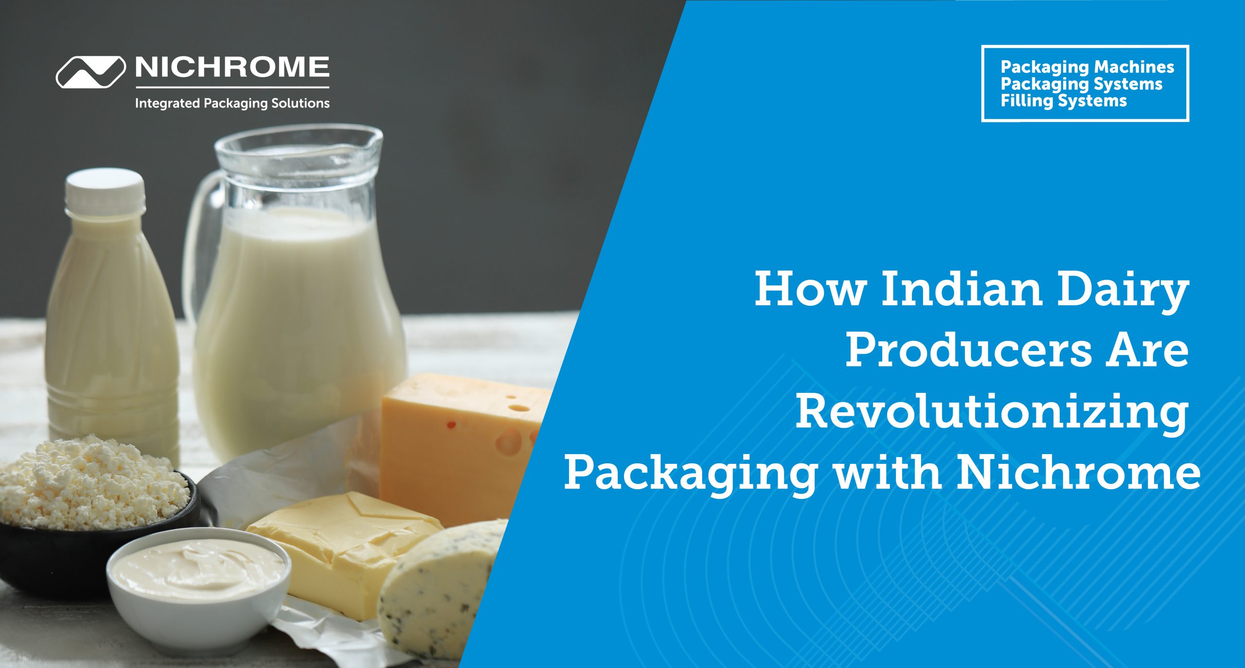 VFFS dairy packaging machine for ghee, milk, and butter pouches in India